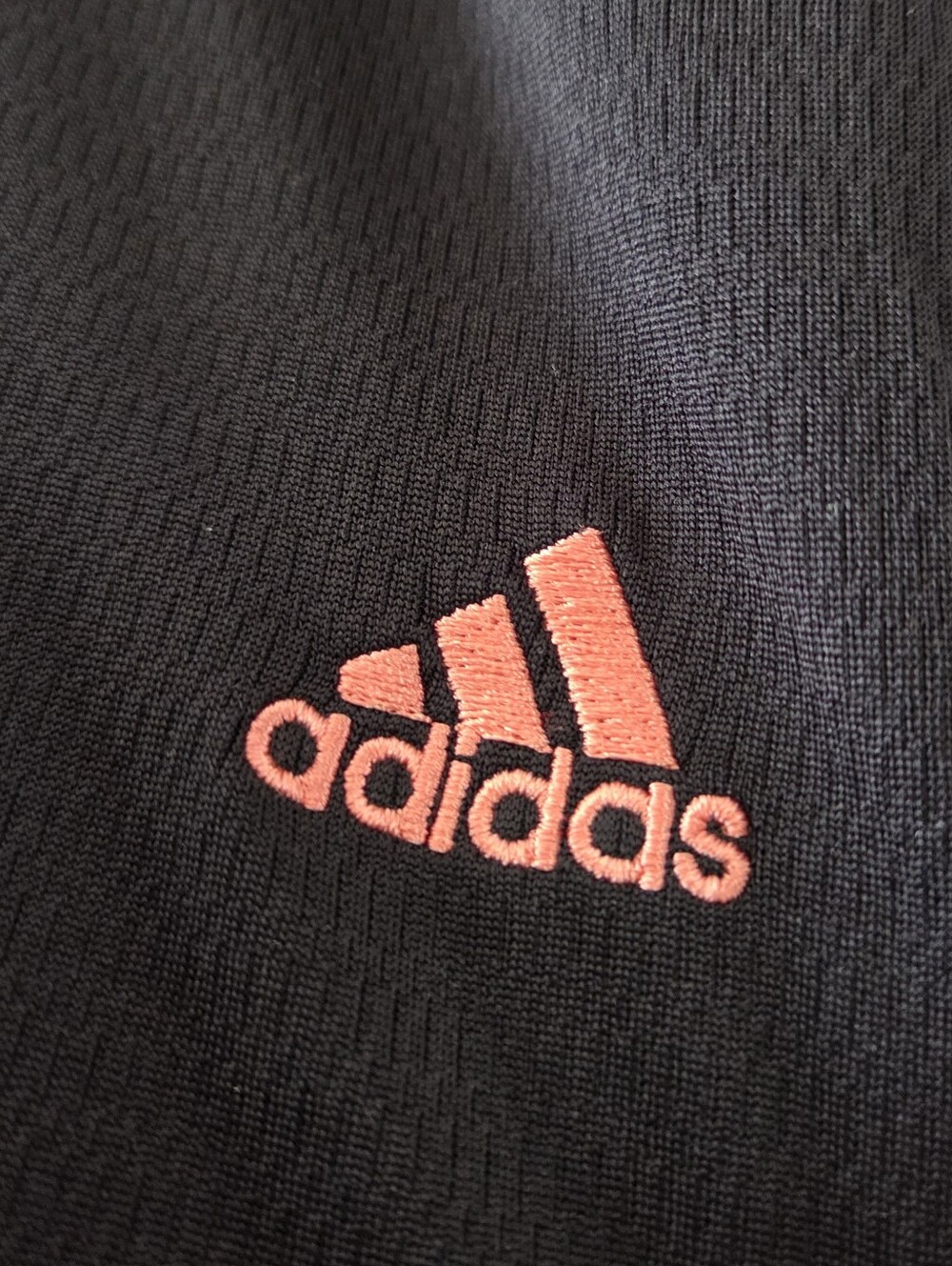 Adidas Black Athletic Capri Pants With Pink Stripes Size M - Picture 3 of 6